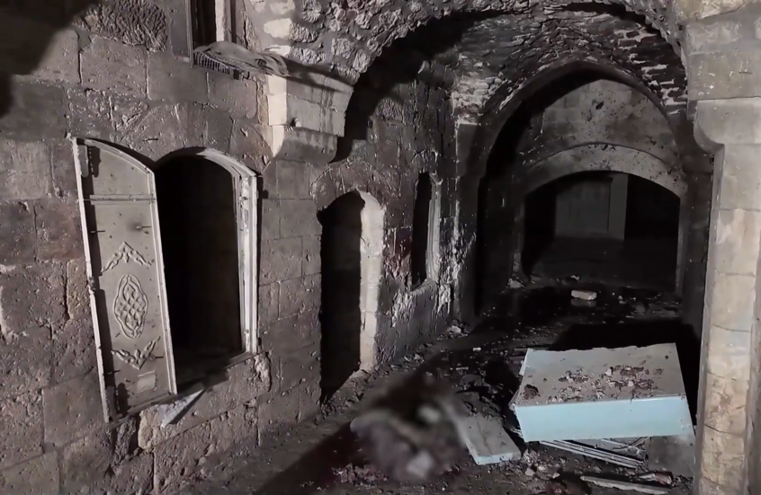 مشاهد مروعة من مكان التفجير الانتحاري في حلب السورية