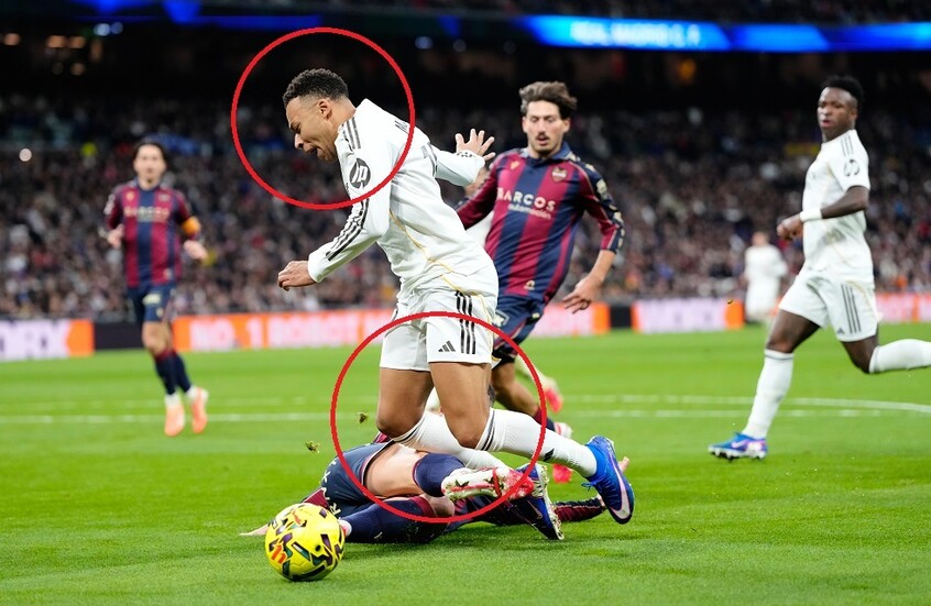 خطأ تحكيمي كارثي.. جدل حول ركلة جزاء ريال مدريد ضد ليفانتي (فيديو)