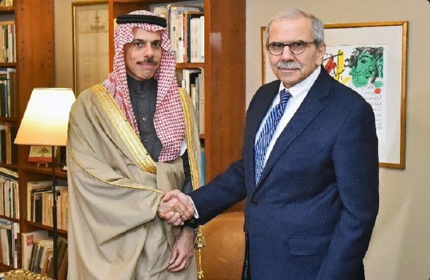 سلام يجتمع بوزير الخارجية السعودي ويطلعه على التقدم الحاصل في المسارات الإصلاحية في لبنان