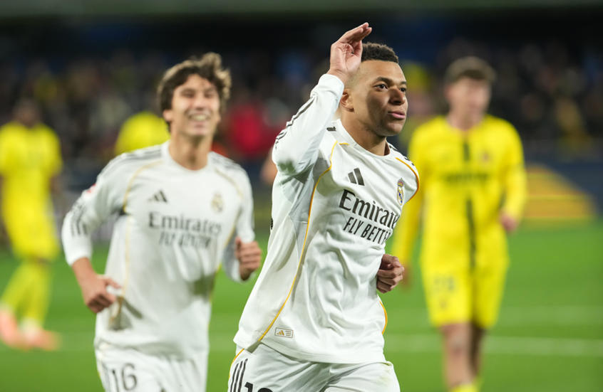 مبابي يسقط فياريال ويصعد بريال مدريد لصدارة الدوري الإسباني (فيديو)