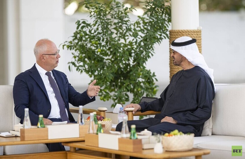 الرئيس الإماراتي يستقبل ممثل بوتين ويناقش معه تطوير التعاون الثنائي