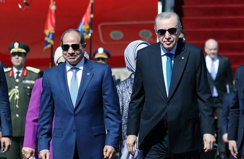 السيسي وأردوغان يؤكدان على تثبيت وقف النار في غزة وحقوق الشعب الفلسطيني ودعم وحدة ليبيا وسوريا