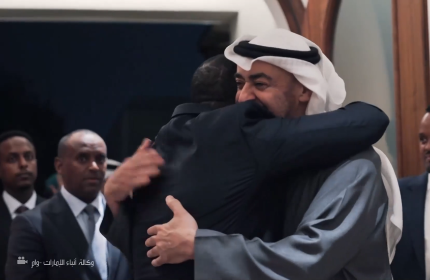 الرئيس الإماراتي يلتقي رئيس وزراء إثيوبيا في أبو ظبي
