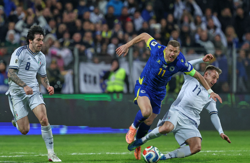 إيطاليا تغيب عن كأس العالم للمرة الثالثة تواليا بعد خسارة درامية أمام البوسنة