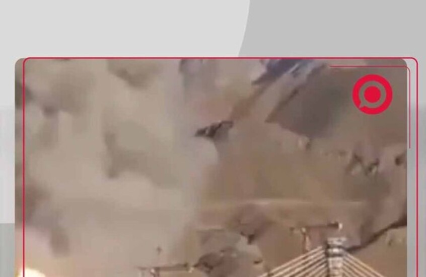 لحظة الاستهداف الأمريكي للجسر الإيراني وترامب يتوعد بقصف المزيد