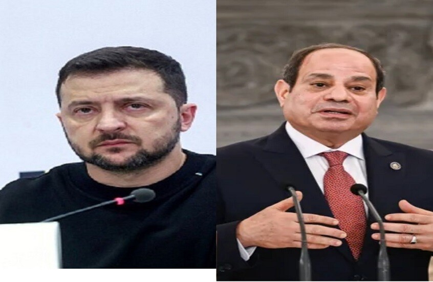 الرئاسة المصرية تكشف تفاصيل مباحثات السيسي وزيلينسكي