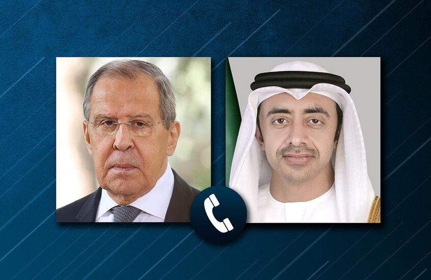 وزيرا خارجية روسيا والإمارات يؤكدان على أهمية الوقف الفوري للأعمال القتالية في منطقة الخليج