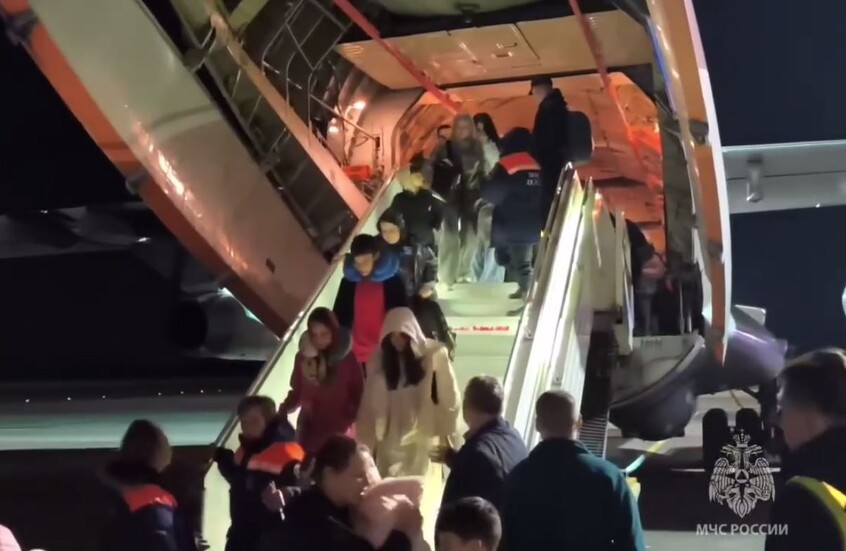 إجلاء مواطنين روس من لبنان إلى موسكو (صور+فيديو)