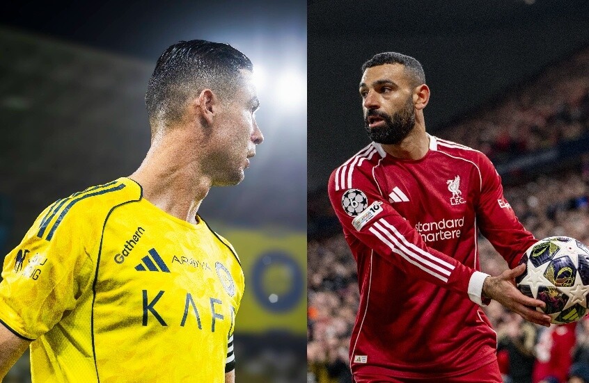 موقف كريستيانو رونالدو من ضم محمد صلاح إلى صفوف النصر