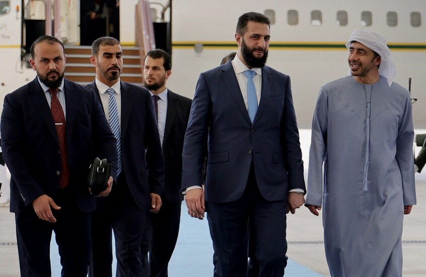 بعد السعودية وقطر.. الرئيس السوري أحمد الشرع يصل الإمارات في زيارة رسمية