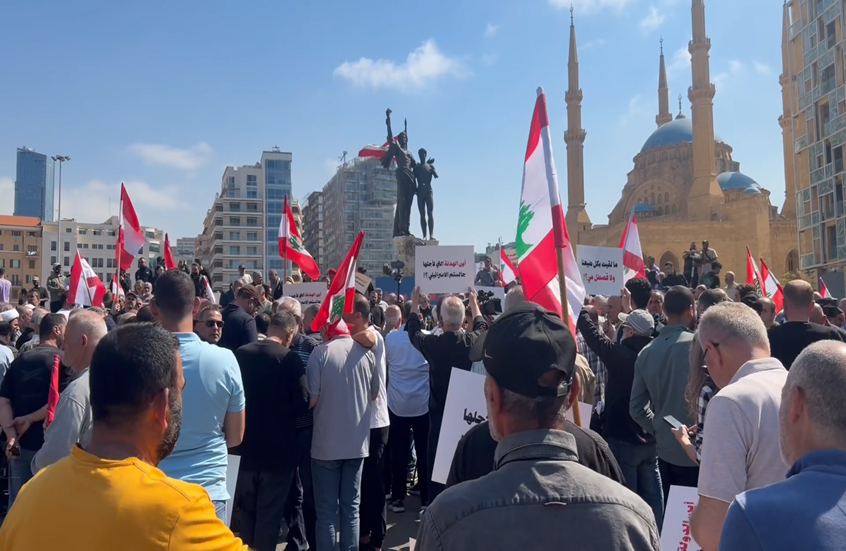 لبنان.. مظاهرات احتجاجية وسط بيروت تنديدا بالحرب الإسرائيلية (فيديو)