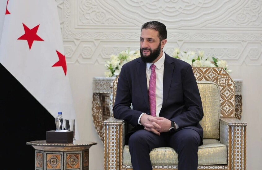 بعد زيارة الشيباني للقاهرة وعودة اسم "رياض" لحمص.. نشطاء يتداولون فيديو للشرع يتحدث فيه عن مصر