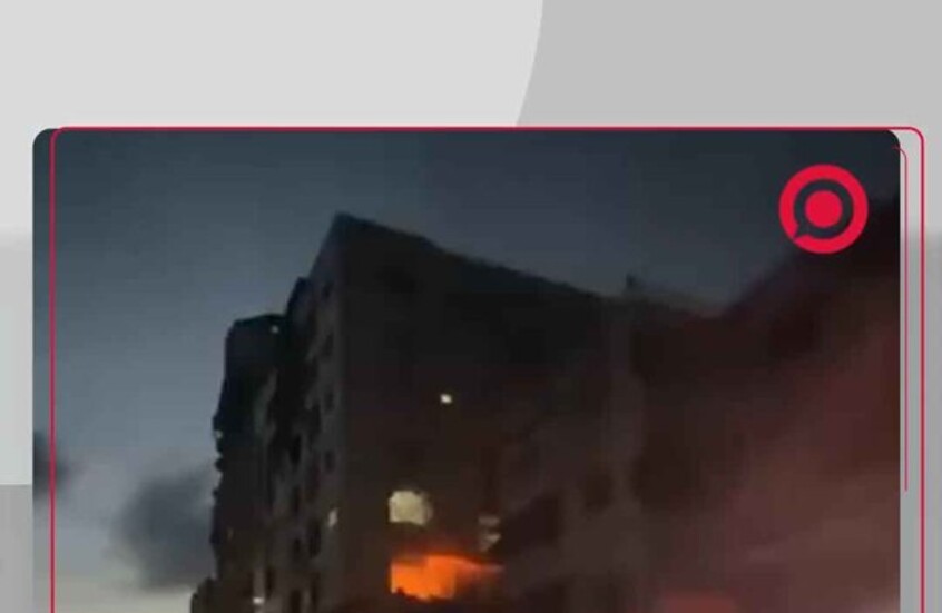 لقطات من استهداف إسرائيل الشقة التي كان يتواجد بداخلها عز الدين الحداد