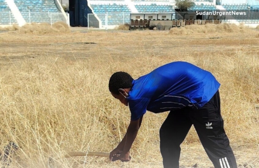 السودان.. متطوعون يعثرون على قبر داخل ملعب الهلال خلال حملة تنظيف بـ"الجوهرة الزرقاء" (صور)