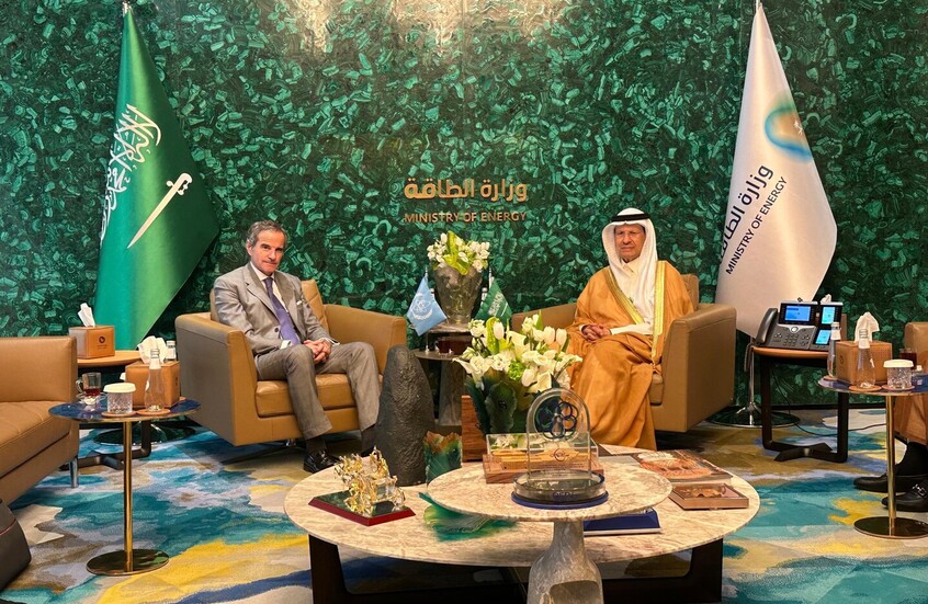 غروسي من الرياض: السعودية تمضي قدما في تطوير برنامجها النووي المدني