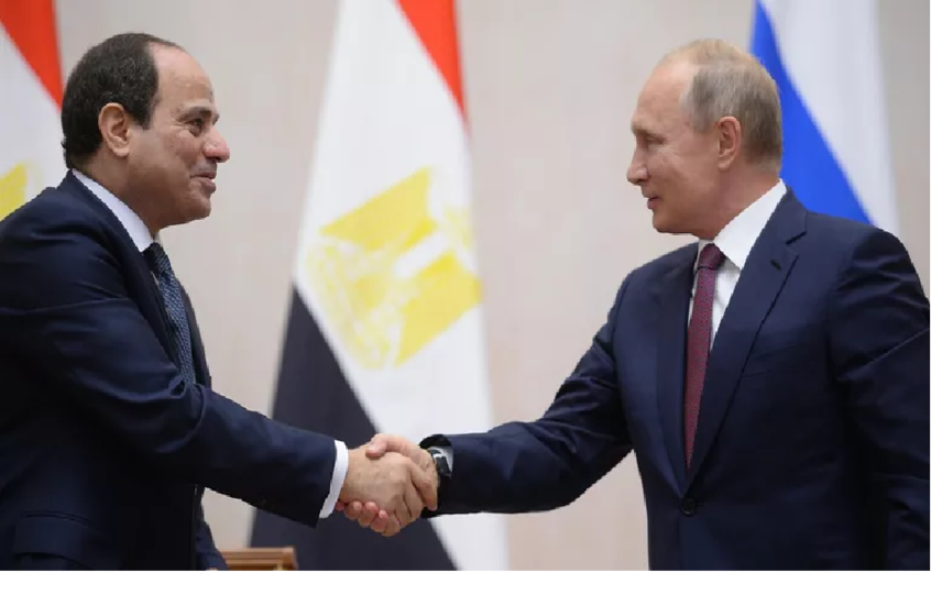 بوتين يشيد بعلاقته "الطيبة" بالرئيس المصري