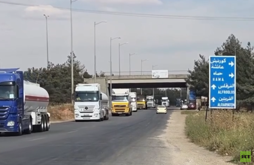 مئات الصهاريج العراقية المحمّلة بالنفط تتجه إلى مصفاة بانياس عبر حمص