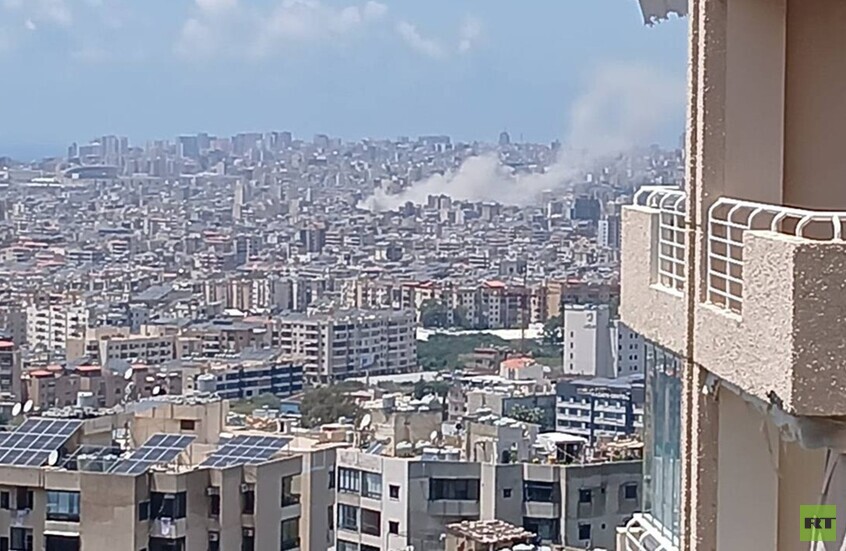 الطيران الإسرائيلي يغير على ضاحية بيروت بعد استهداف حزب الله شمال إسرائيل بمسيرات