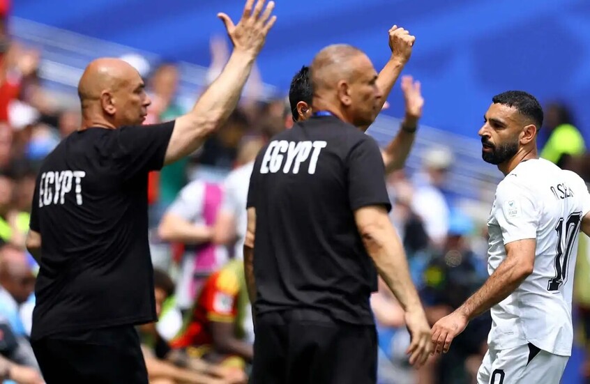 حسام حسن يوضح سبب استبدال محمد صلاح أمام بلجيكا (فيديو)