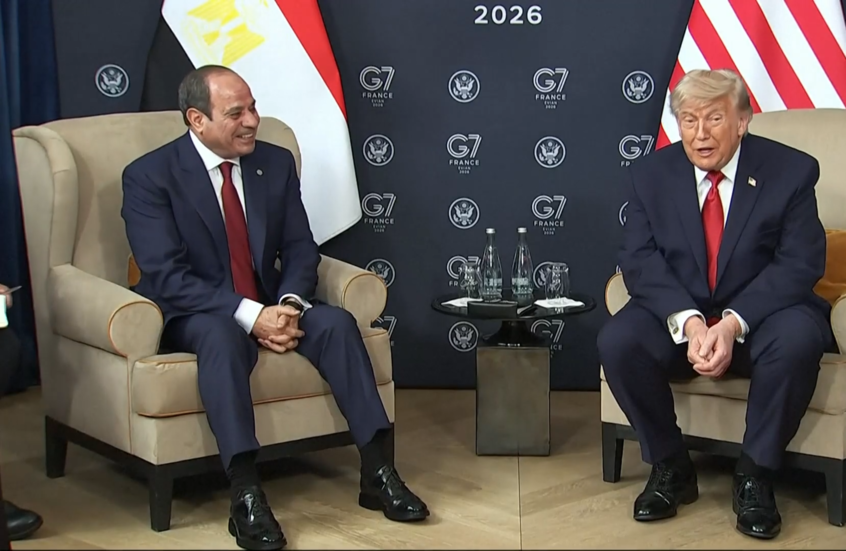 السيسي يمازح ترامب: "كان محاطا بقادة العالم ولم يكن لديه الوقت لتناول العشاء"