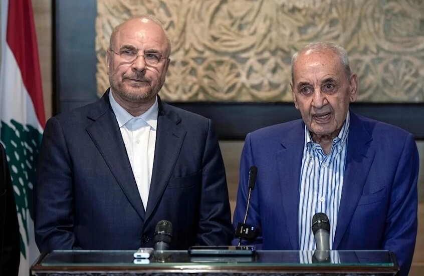 بري لقاليباف: الاتفاق الإطاري بين لبنان واسرائيل مؤامرة وفتنة