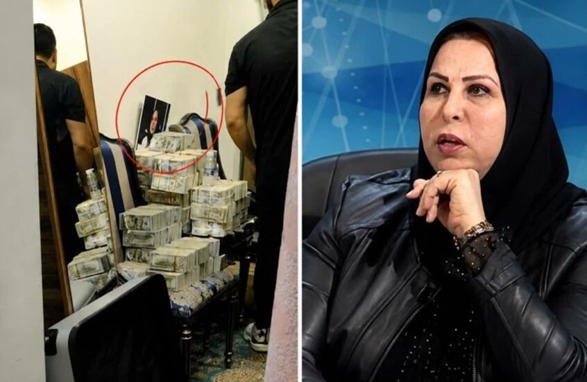 خيول و"ناطحات من الدولارات".. تفاصيل مداهمة منزل نائبة عراقية واعتقالها مع ابنها (فيديو)