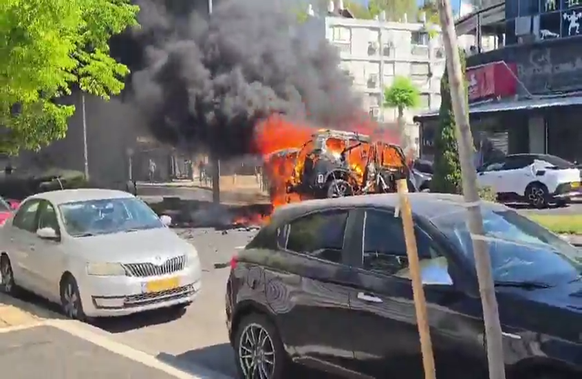 مقتل شخص بتفجير مركبة في منطقة حيفا (فيديوهات)