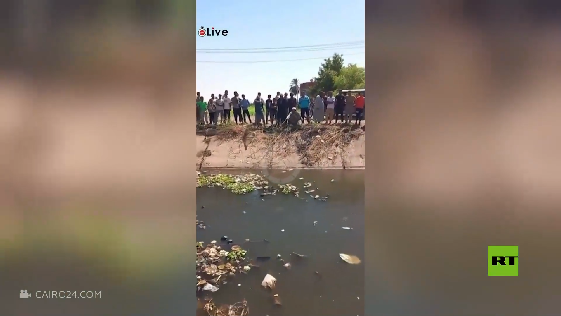 مشاهد من موقع حادث مروع في مصر أدى إلى مصرع 9 أطفال