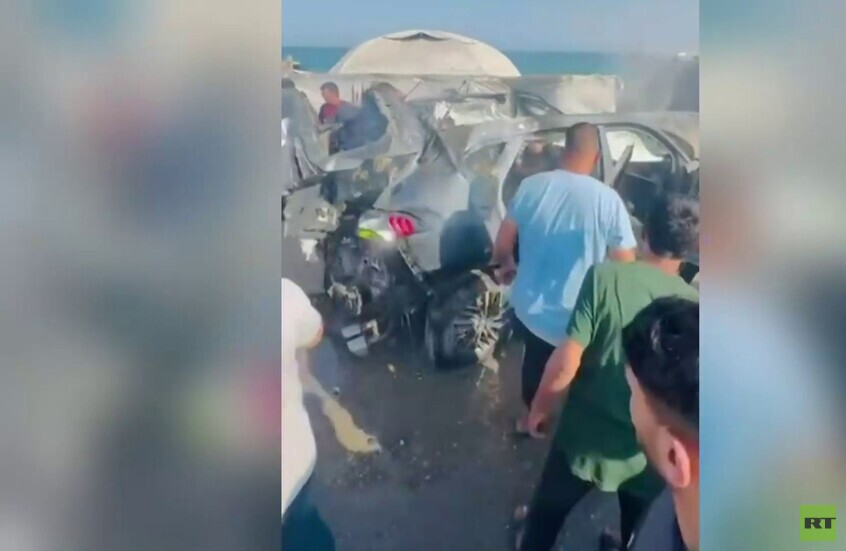 قطاع غزة.. القوات الإسرائيلية تستهدف مركبة في منطقة المواصي
