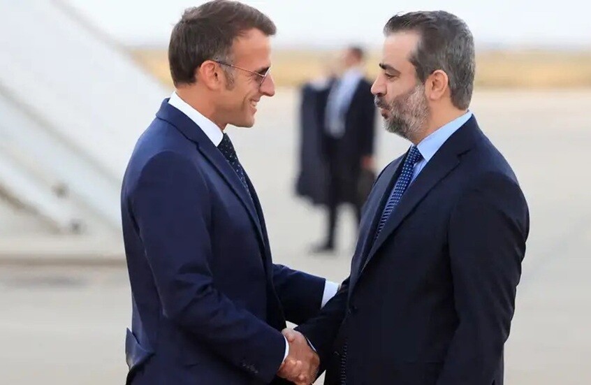 ماكرون يصل دمشق في أول زيارة لرئيس دولة غربية كبرى منذ سقوط الأسد