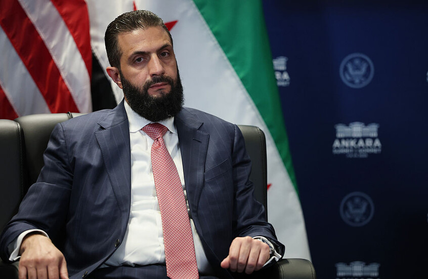 الرئيس السوري أحمد الشرع