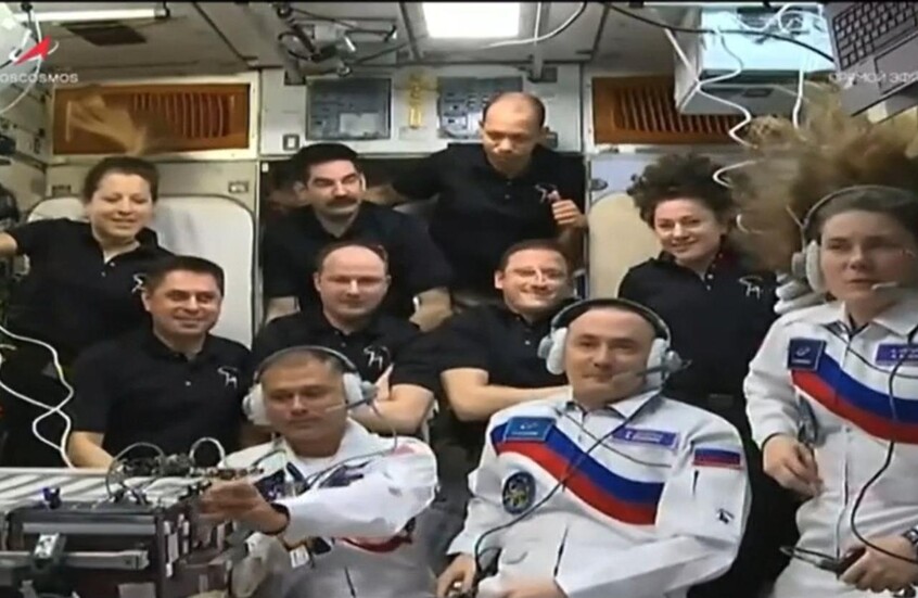 طاقم مركبة "Soyuz MS-29" يصل إلى المحطة الفضائية ويلتقي بروادها