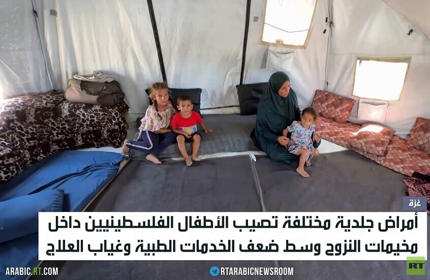 غزة.. كارثة صحية داخل مخيمات النزوح
