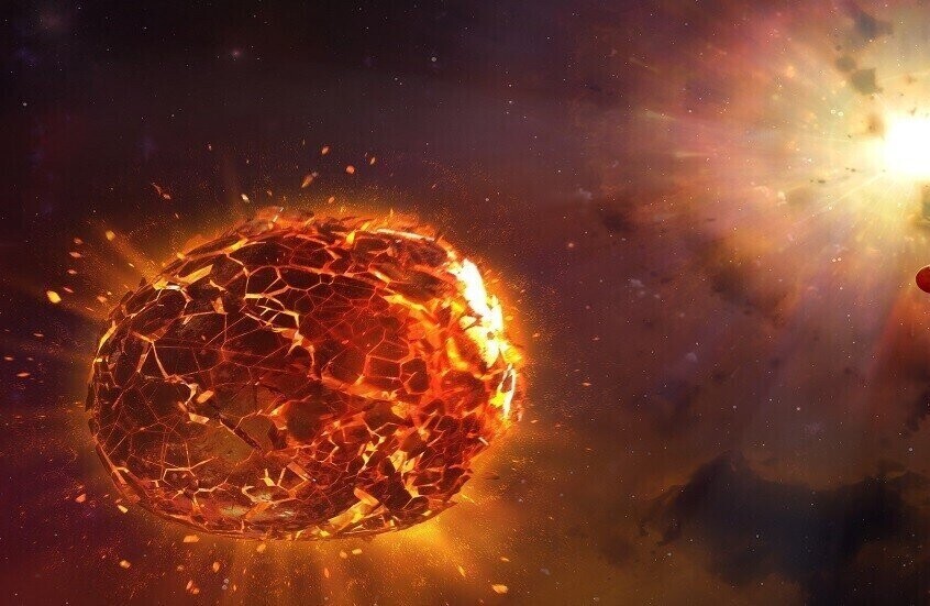 جيمس ويب يكشف أسرار عالم "جهنمي" يدور حول نجمه في أقل من يوم أرضي