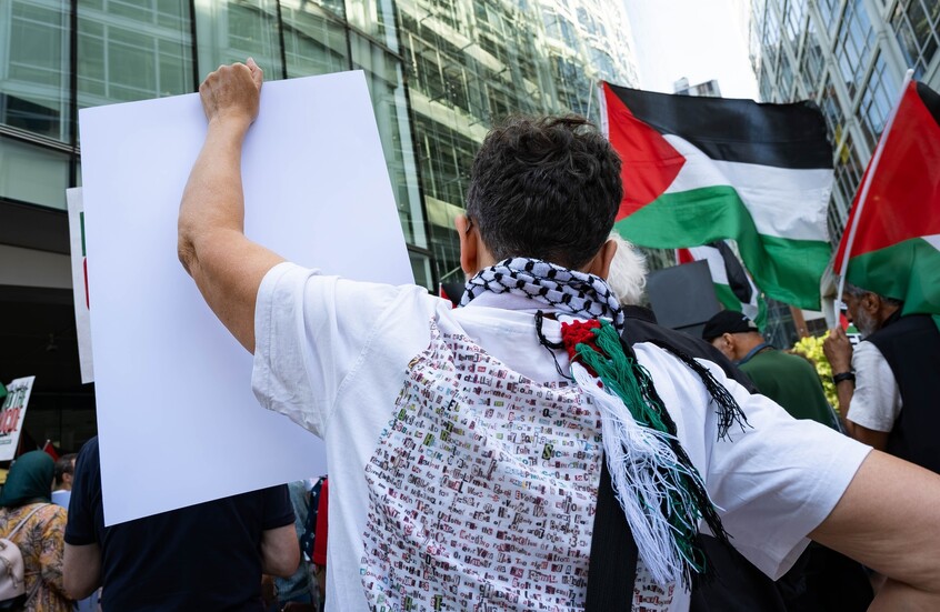 بريطانيا.. متظاهرون في مسيرة فلسطين يطالبون آندي بيرنهام بالتحرك ضد إسرائيل