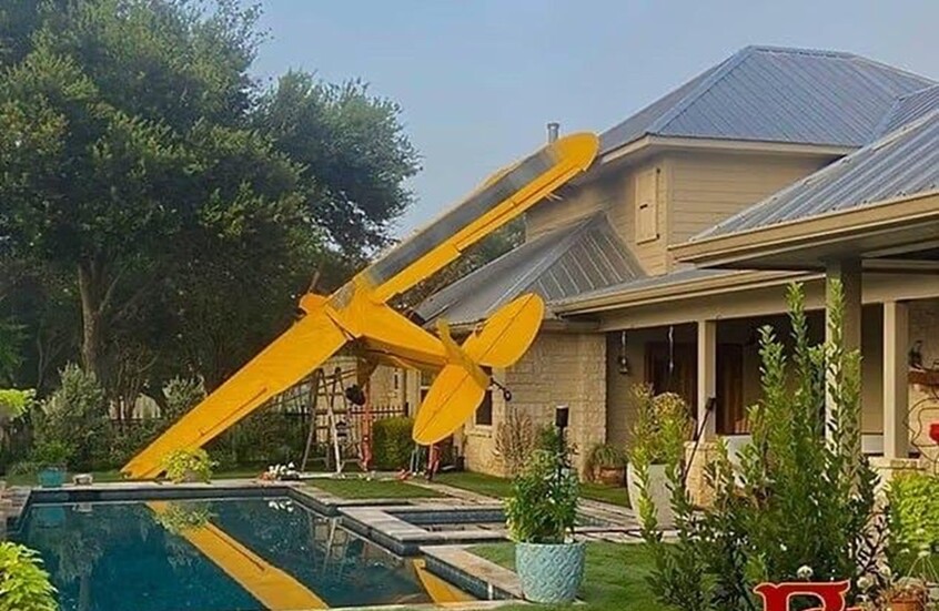 اصطدام طائرة خفيفة بمنزل في تكساس