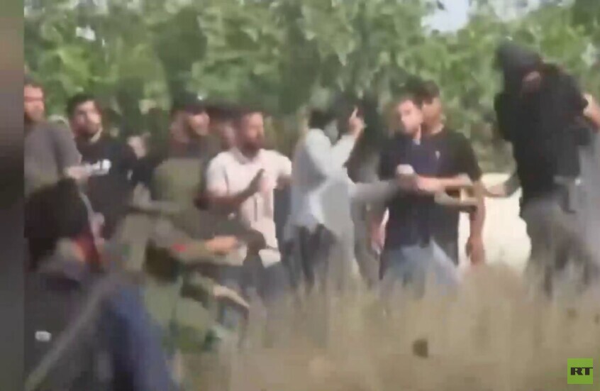 بالفيديو.. لحظة انتزاع السلاح وإطلاق النار في مواجهات قرية تل جنوب نابلس
