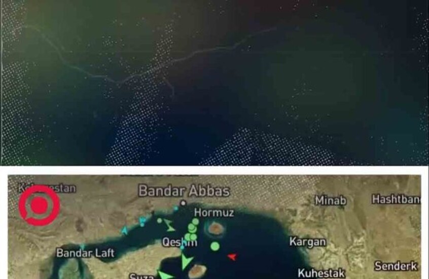 انفجار في ناقلة نفط بعد اصطدامها بلغم في مياه مضيق هرمز