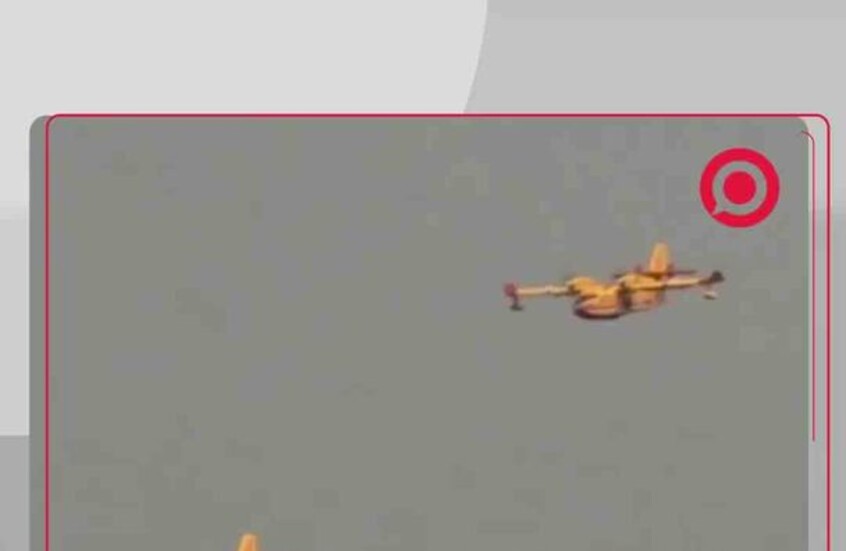 طائرات مائية تنقل آلاف الغالونات من خليج أركاشون لإطفاء حرائق فرنسا