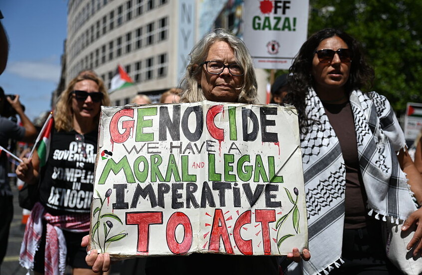 اعتقال 117 شخصا في احتجاج بلندن دعما لجماعة مؤيدة للفلسطينيين