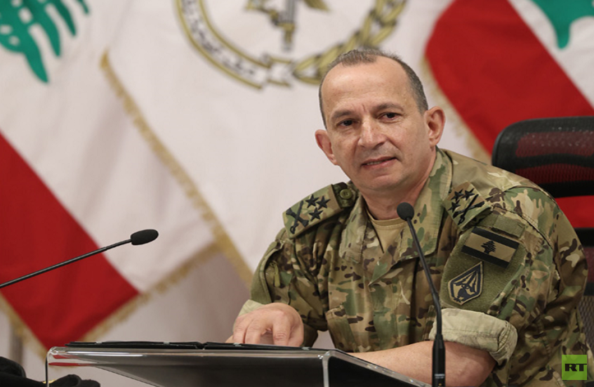 قائد الجيش اللبناني: الاحتلال الإسرائيلي يسعى لإثارة الفتنة الداخلية ولا خيار سوى التضحية
