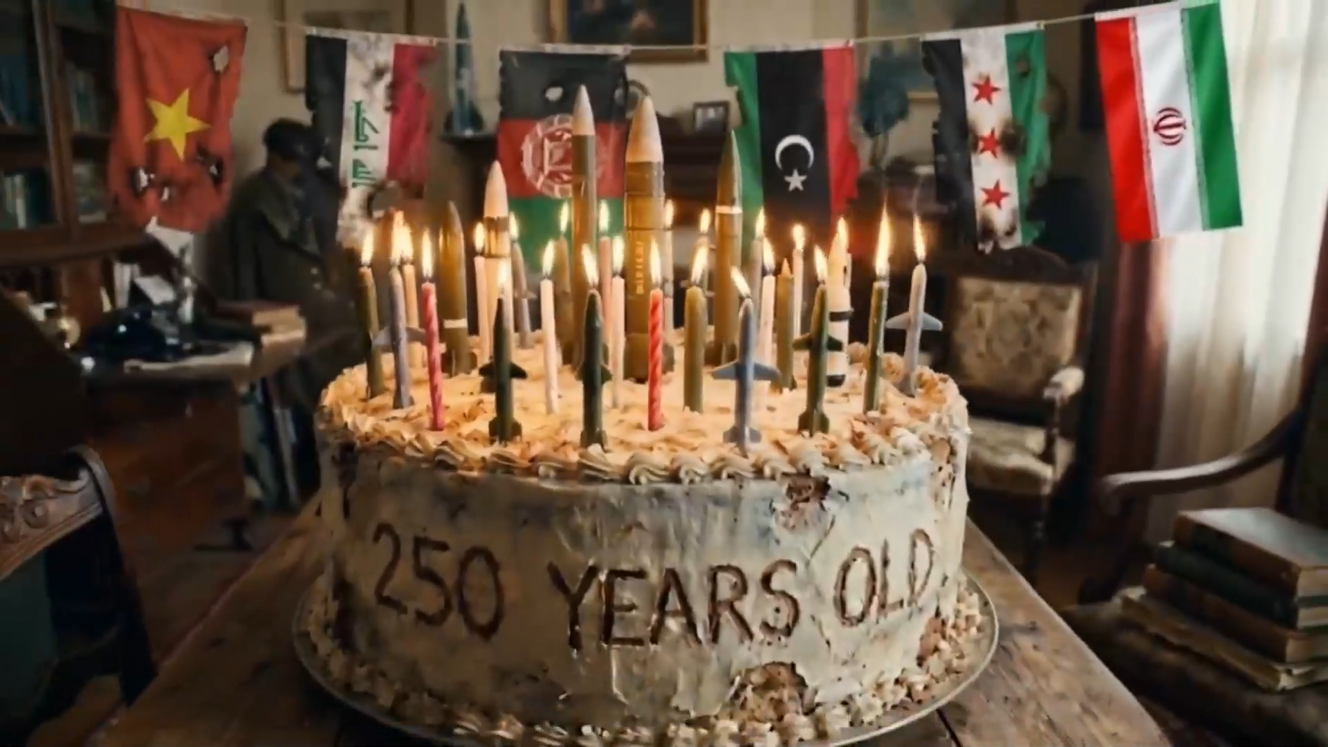 250 شمعة.. وكالة الانباء الصينية تهنئ الولايات المتحدة بعيد الاستقلال على طريقتها