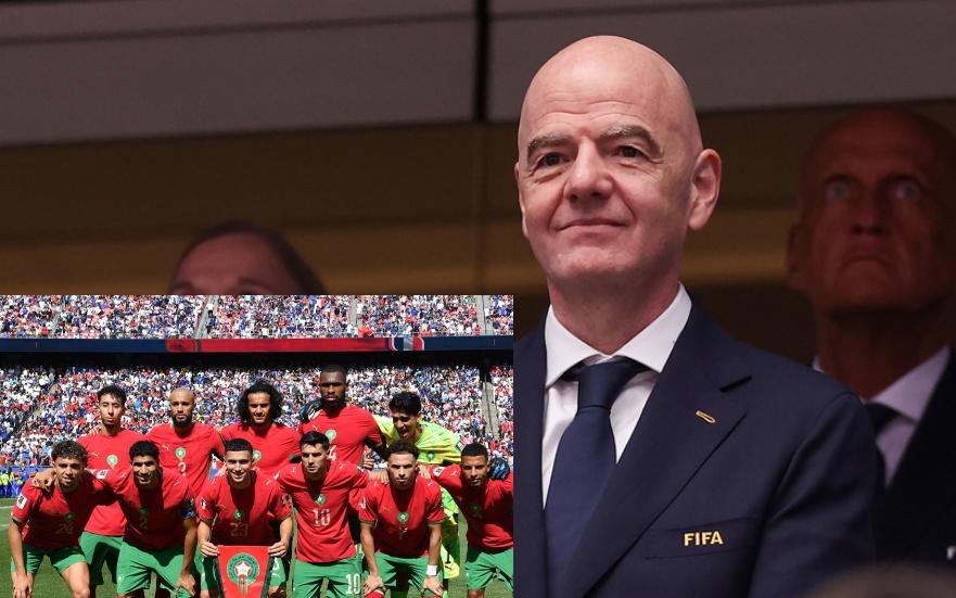 رئيس فيفا يوجه رسالة خاصة إلى منتخب المغرب بعد الخروج من مونديال 2026