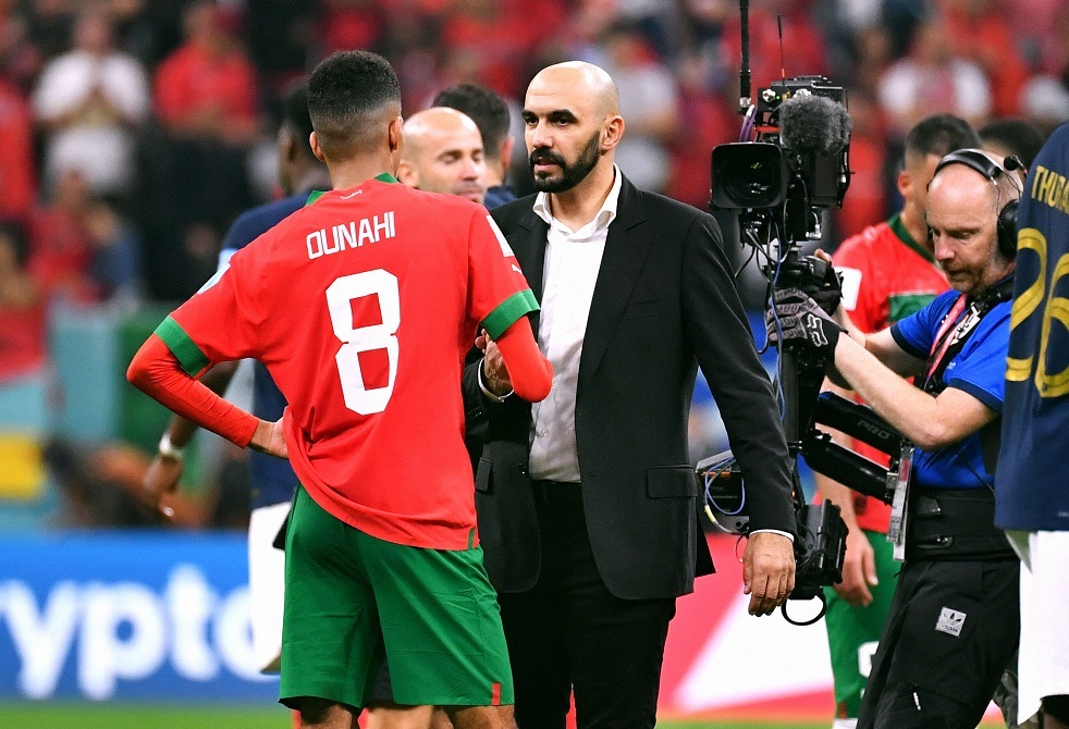 المغربي وليد الركراكي على رادار منتخب عربي
