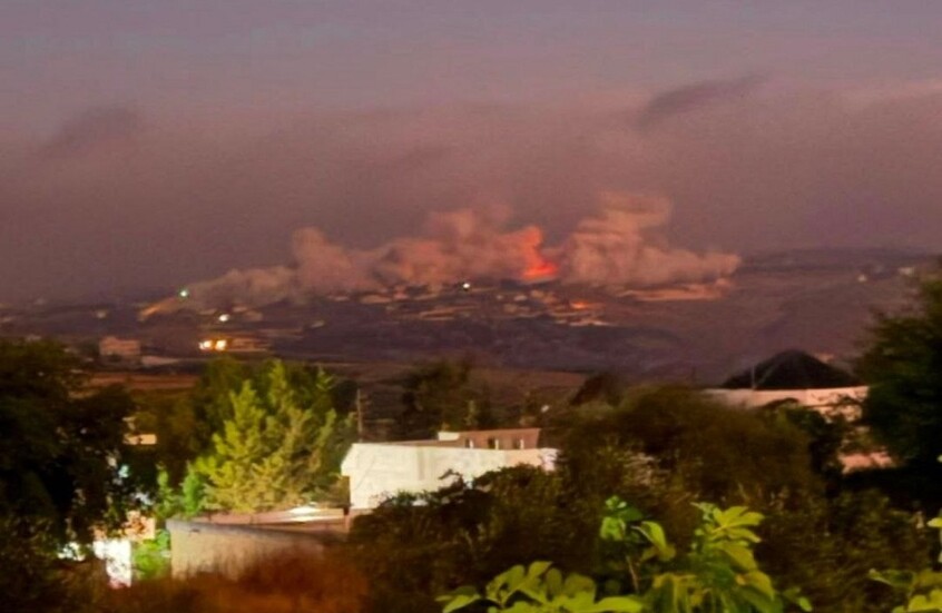 مراسلنا: قصف إسرائيلي بعد عمليات نسف استمرت طوال الليل في جنوب لبنان