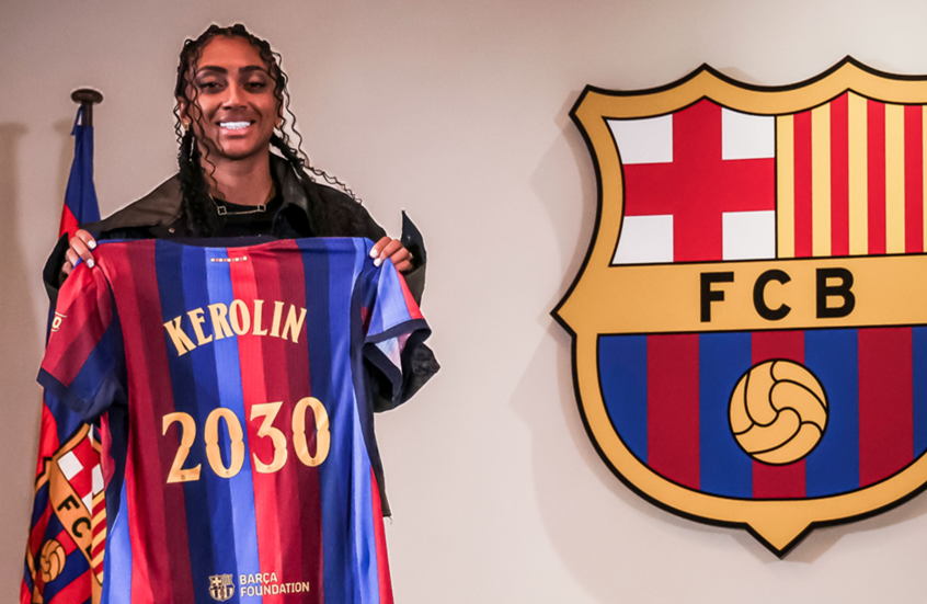 برشلونة يتعاقد مع البرازيلية كيرولين في صفقة قياسية