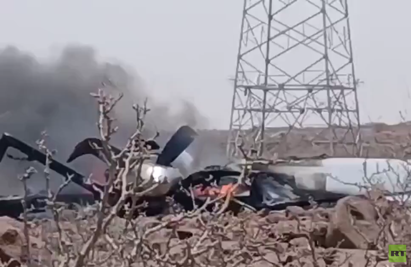 سقوط طائرة بدون طيار أمريكية من طراز "MQ-9" في جيبوتي (فيديو)