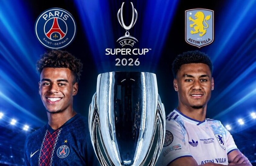 القنوات الناقلة لمباراة باريس سان جيرمان وأستون فيلا اليوم في كأس السوبر الأوروبي