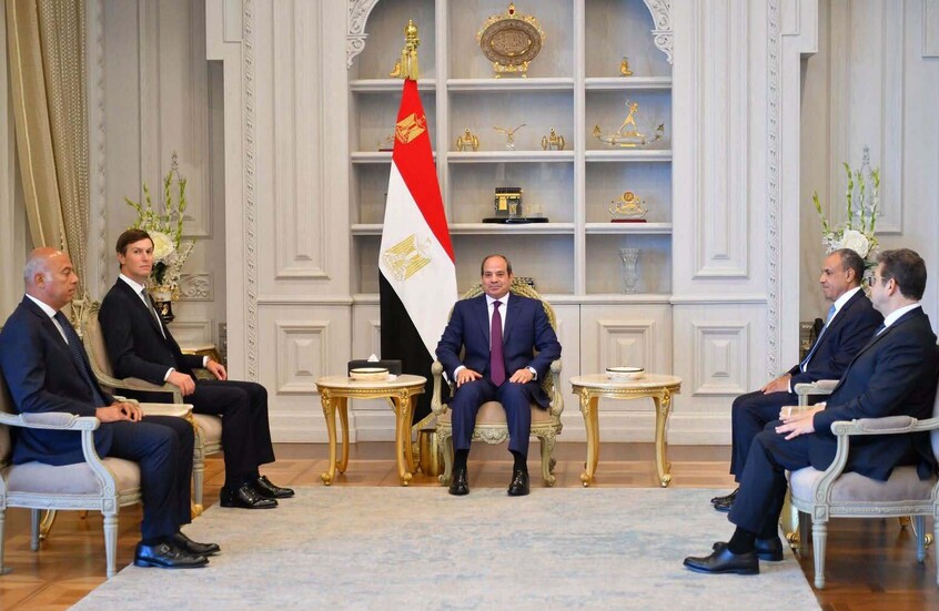 السيسي يبحث مع كوشنر تنفيذ اتفاق غزة وتطورات الشرق الأوسط