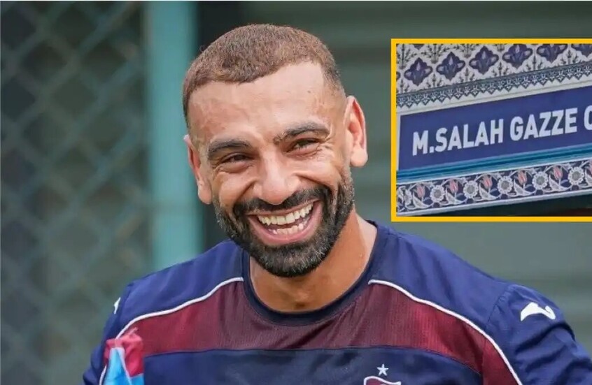 فيديو يثير الجدل.. ظهور اسم محمد صلاح على واجهة مسجد في تركيا